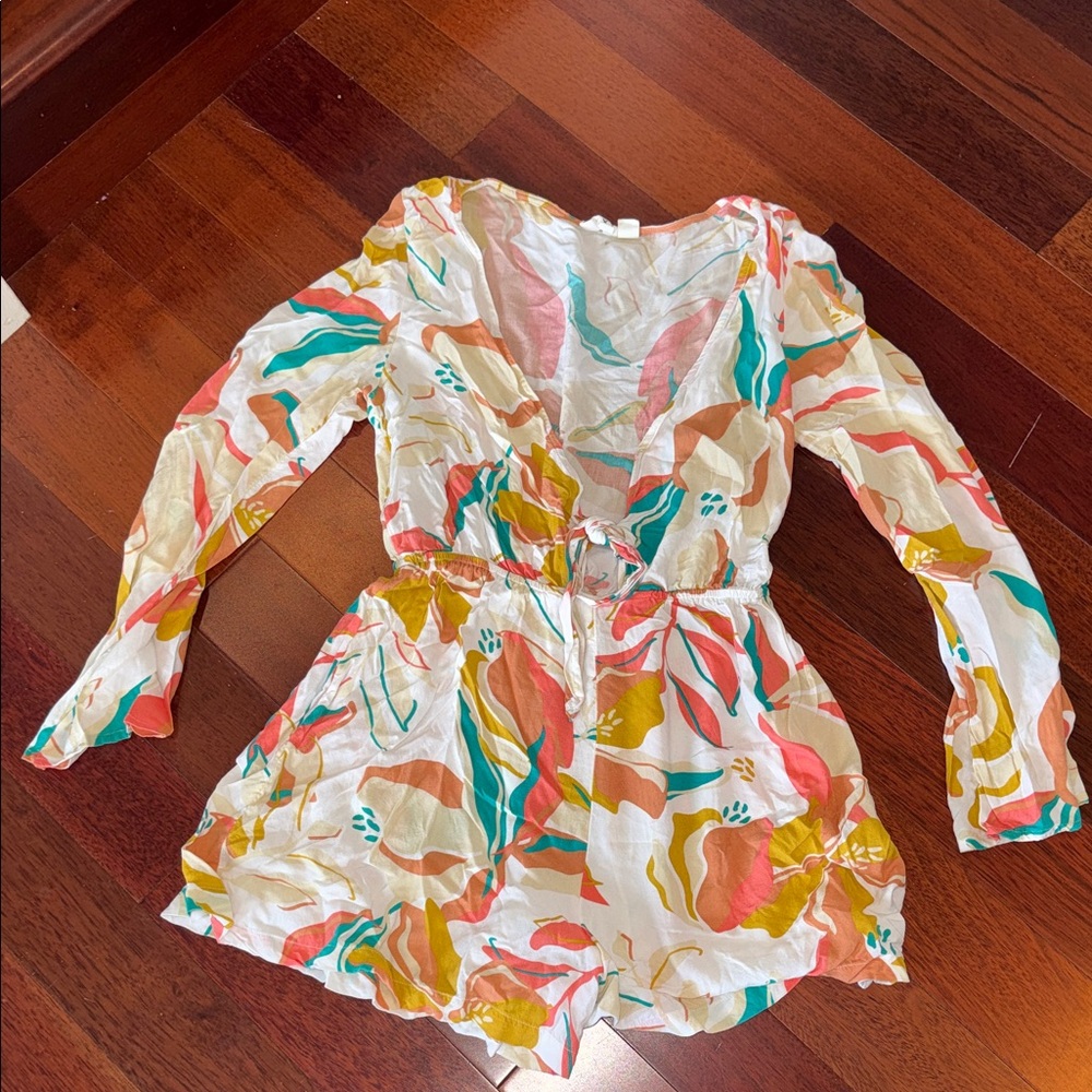 Roxy Multicolor Patterned romper